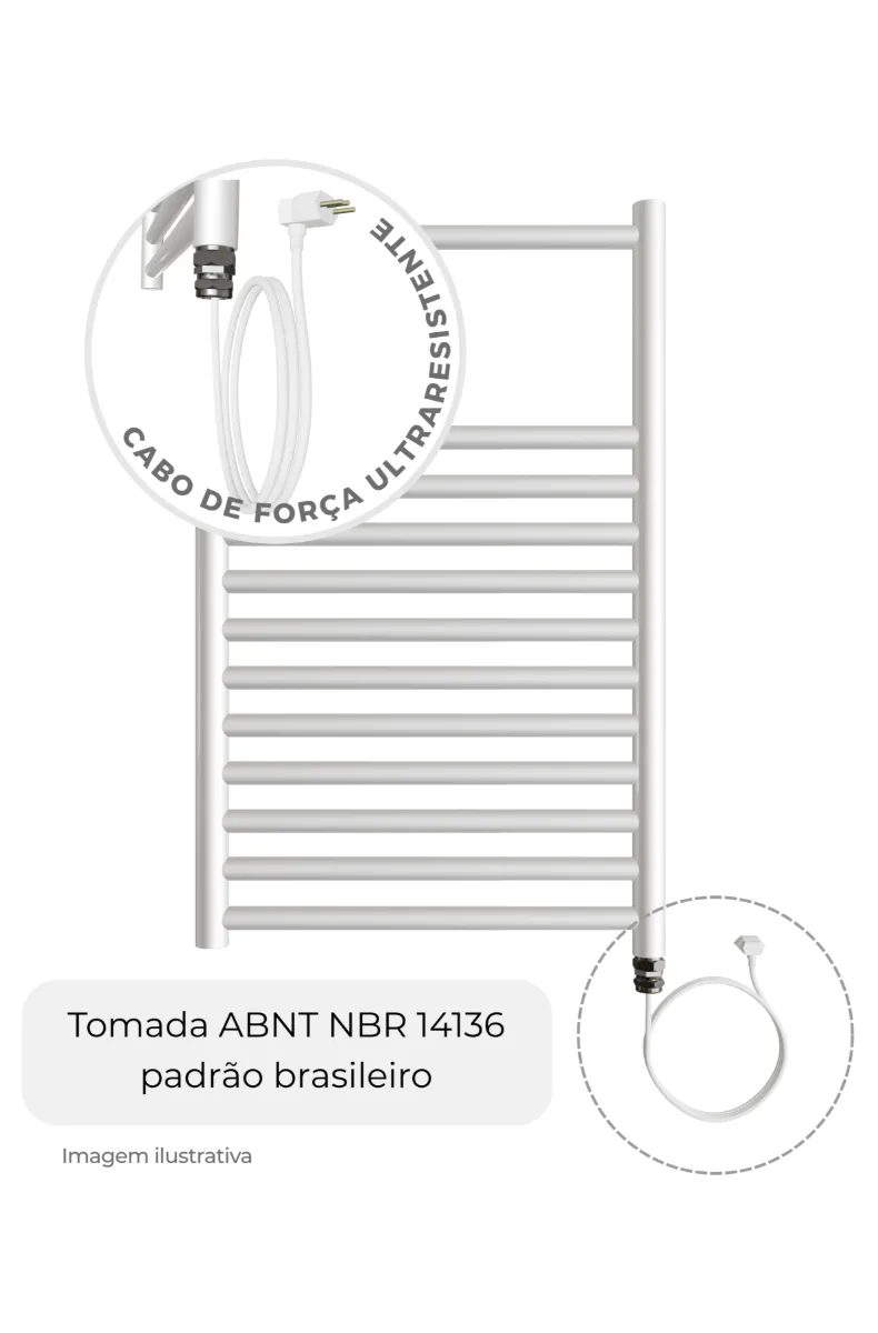 Aquecedor de Toalhas Callore Compacto | Bege | 127V