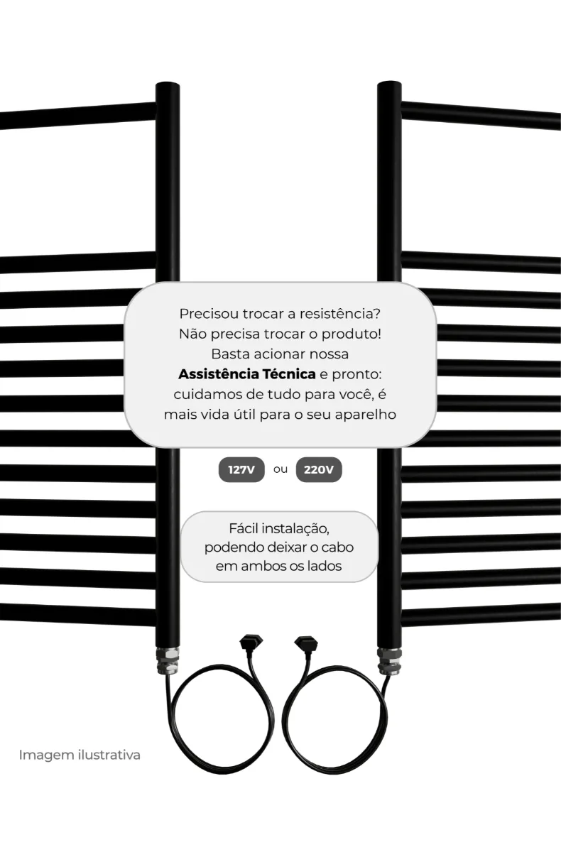 Aquecedor de Toalhas Callore Compacto | Bege | 127V